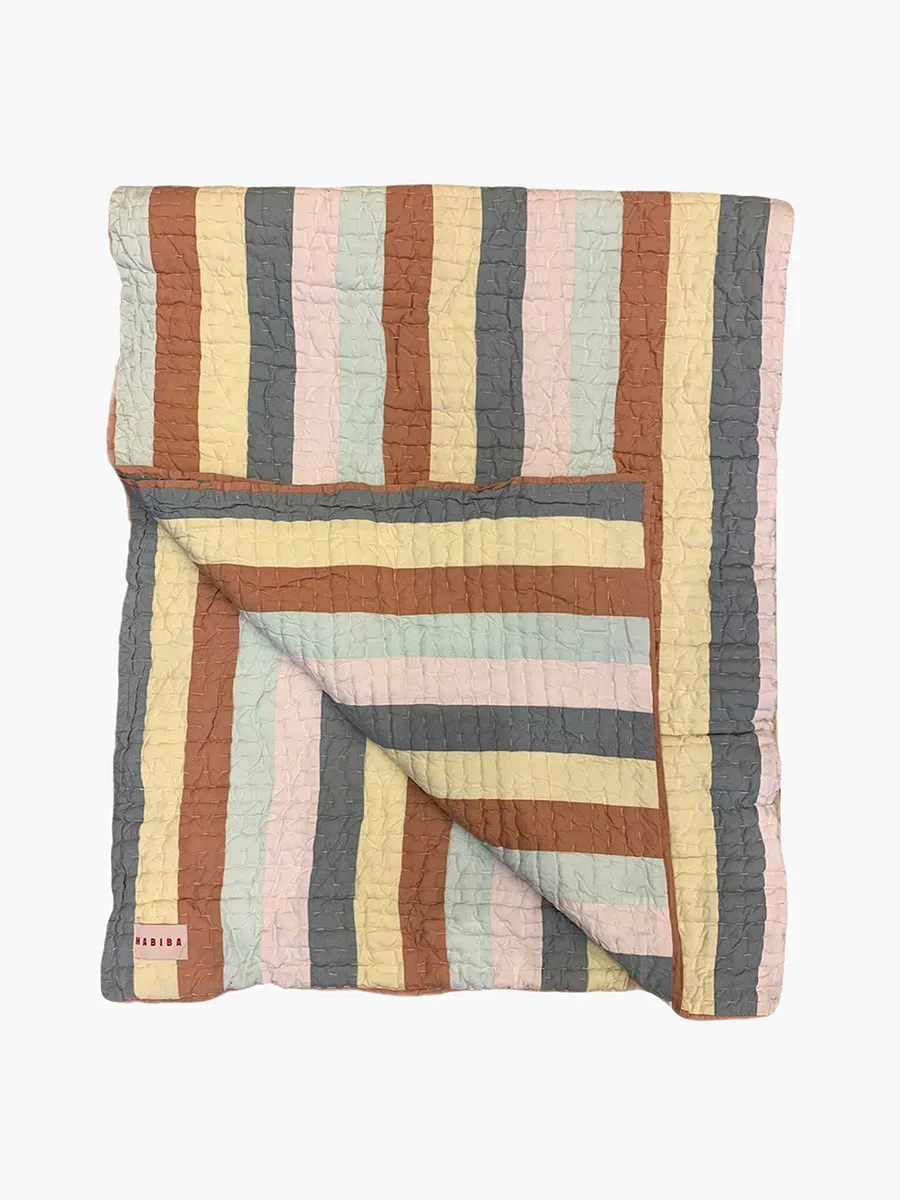 Agnes Patchwork Quilt - Multicolour