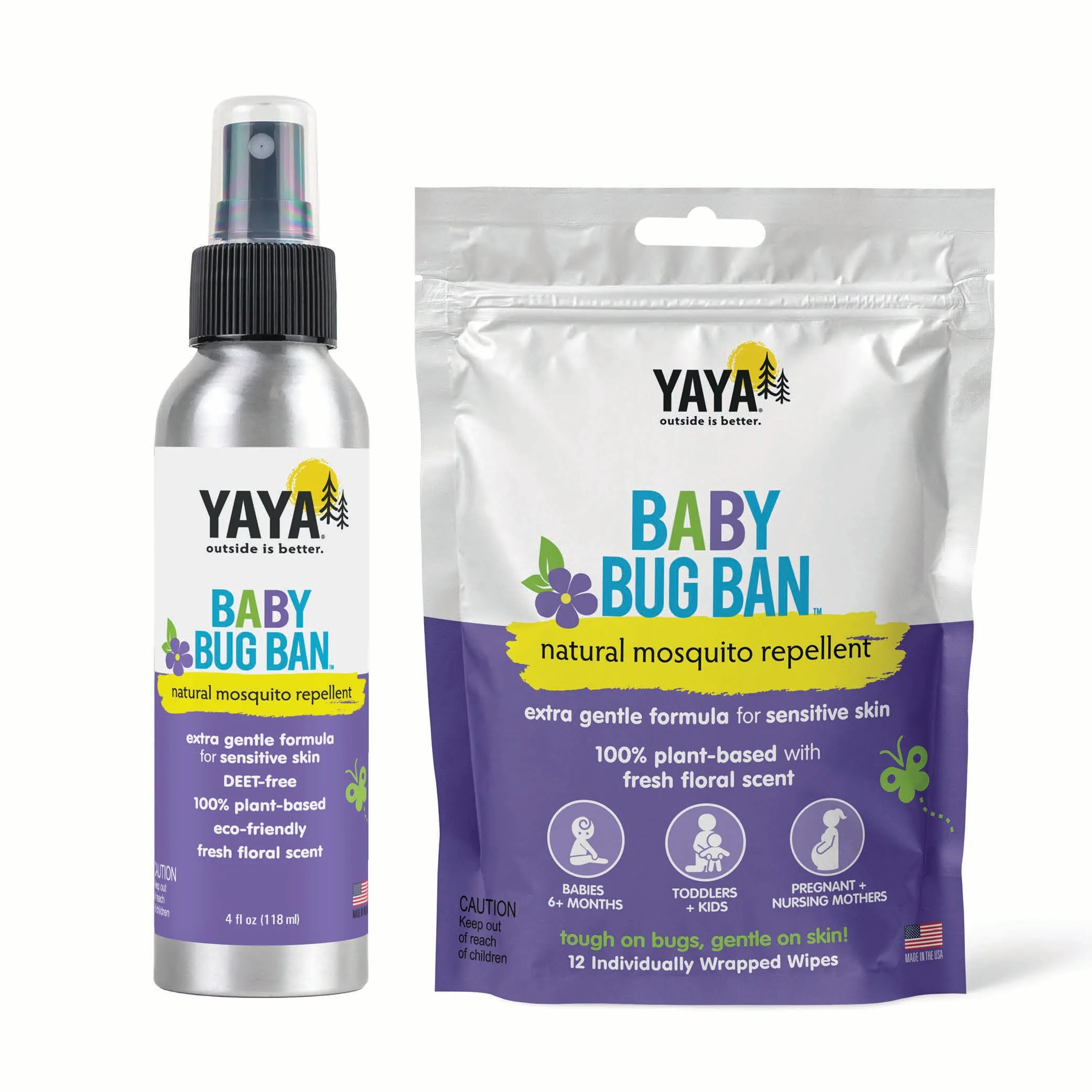 BABY BUG BAN™ Natural Bug Repellent   Wipes Bundle