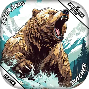 Butcher | Alaskan Grizzly | ACL PRO Razor Cornhole Bags