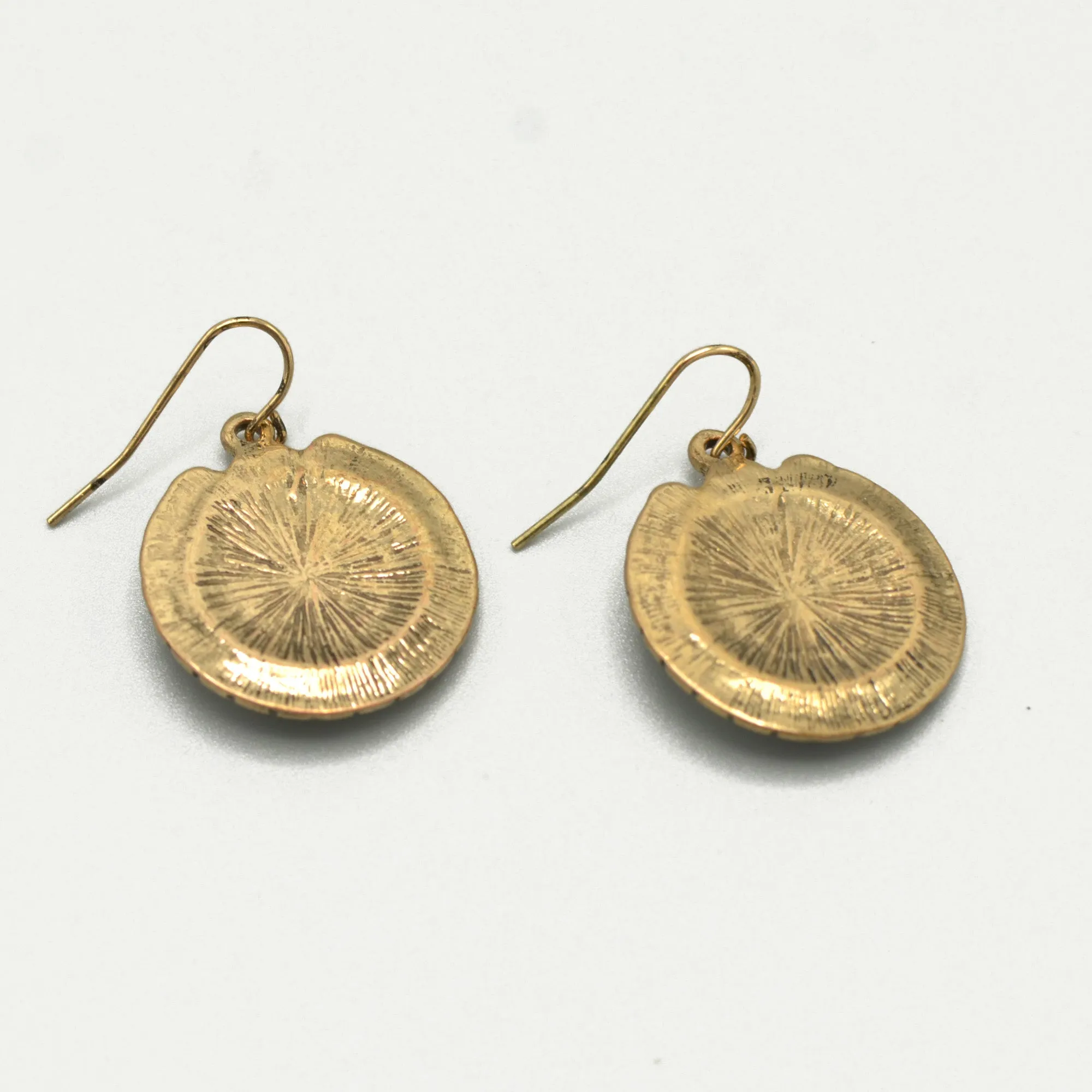 Gold Tribal Fashion Eye Round Color Beads & Enamel Drop earrings #SE25049 (NB17)