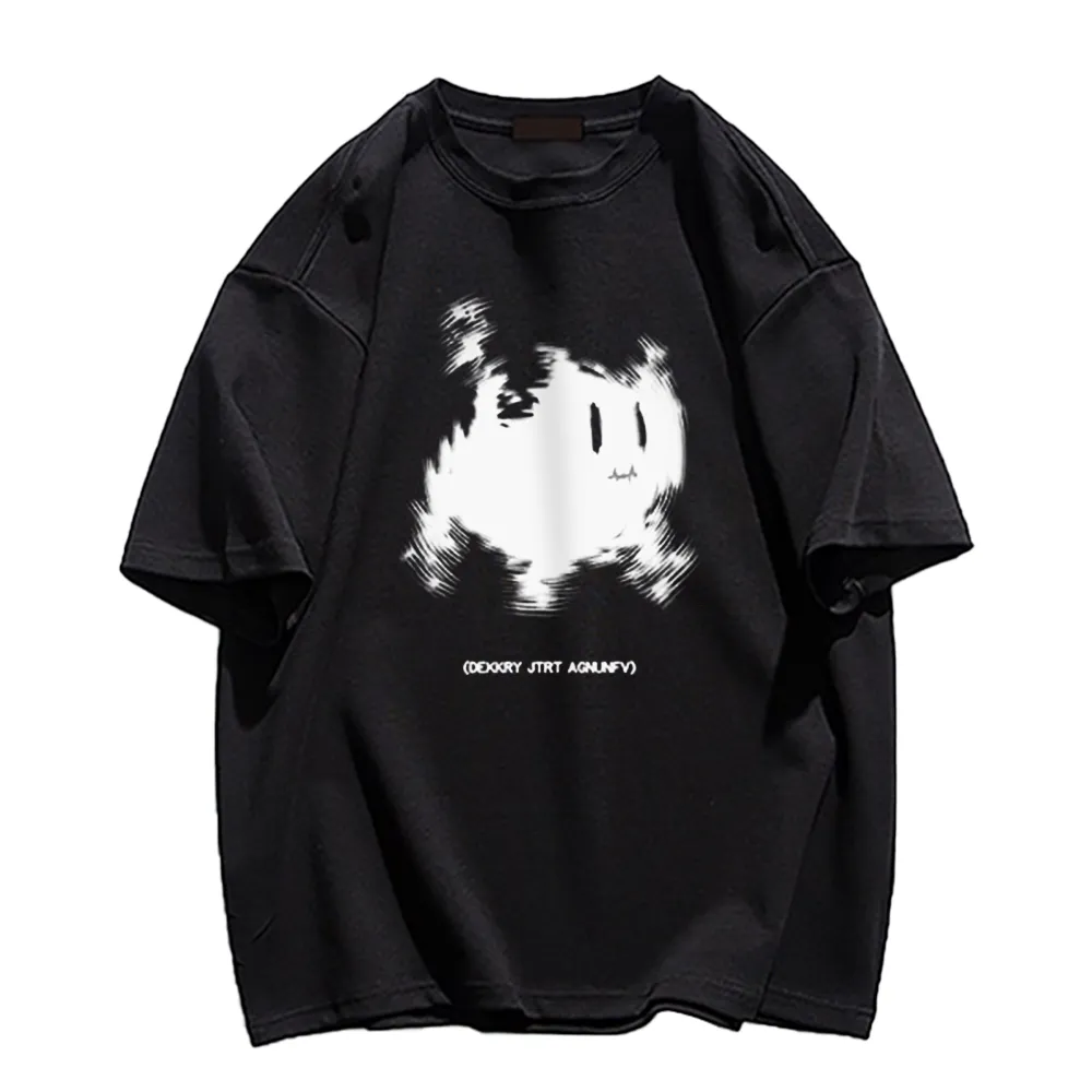 Grumpy Kitty Print T-shirt