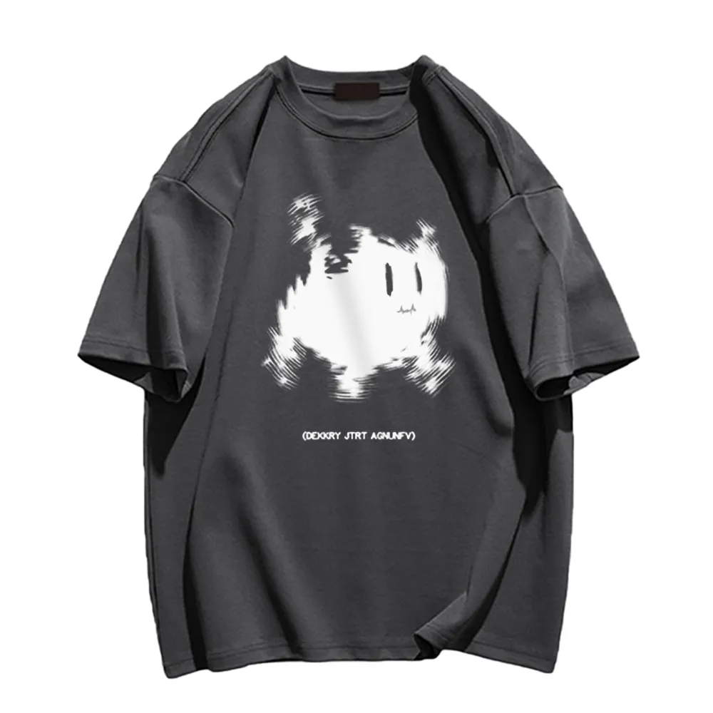 Grumpy Kitty Print T-shirt