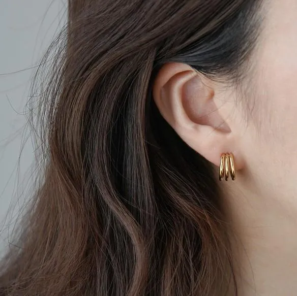 Loop Stud Earrings