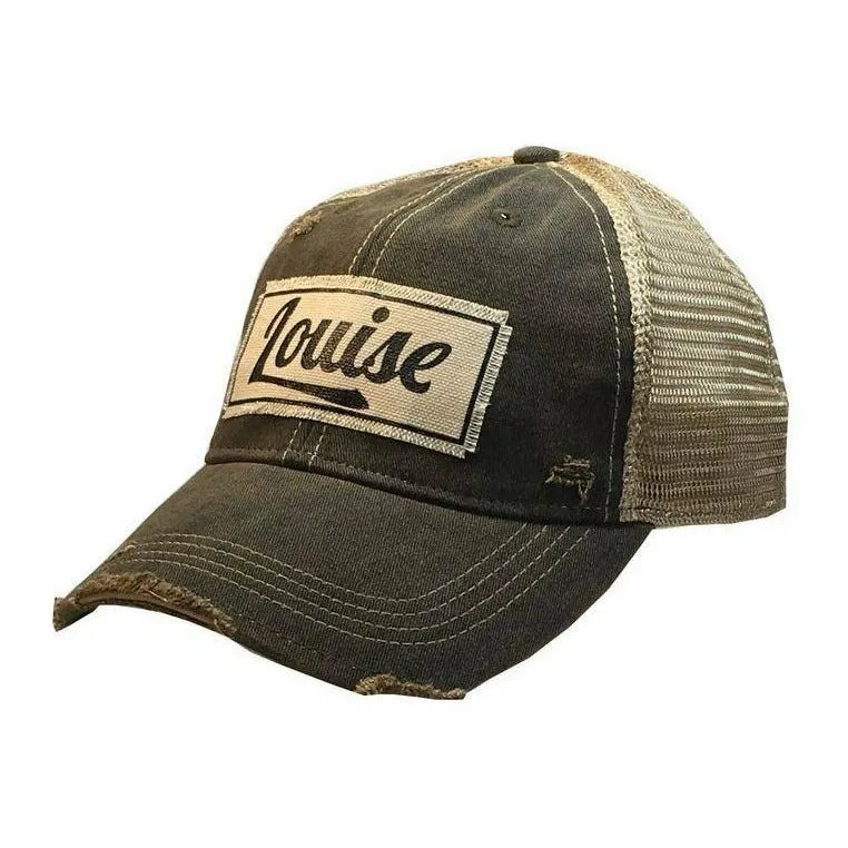 Louise Distressed Trucker Cap