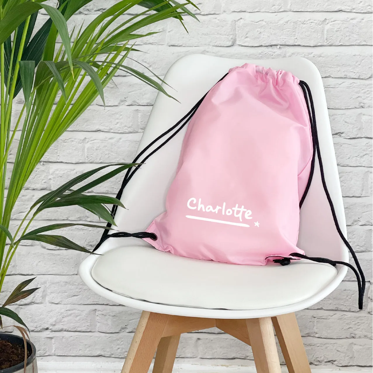 Personalised Name With Star Pe Kit / Gym Bag