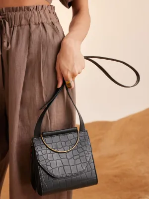 Summer Bag Sling Dali-Black-Ss25-Dali-Blk Leather-Cord